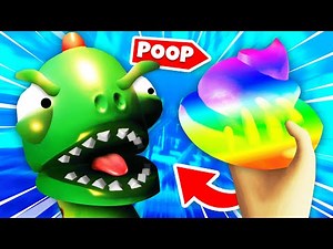 Feeding SPACE POOP To SECRET ALIEN In Virtual Reality (Dungeon Brewmaster VR Funny Gameplay)