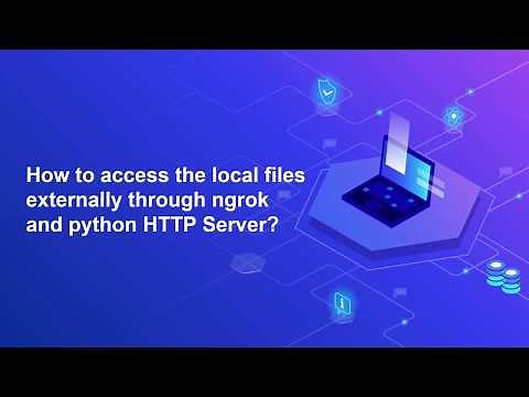 How to access the local files externally through ngrok and python HTTP Server?