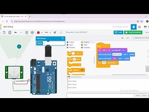 Arduino PIR Motion Detector in Tinkercad | Step-by-Step Simulation Tutorial