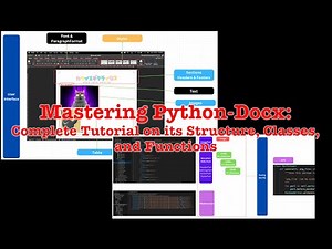Mastering Python-Docx: Complete Tutorial on its Structure, Classes, and Functions
