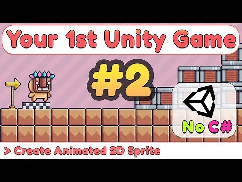 How to learn Visual Scripting - Part 2 - Create 2D Animated Sprite :: Unity Tutorial