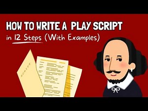 How To Write A Play Script in 12 Steps With Examples 📜