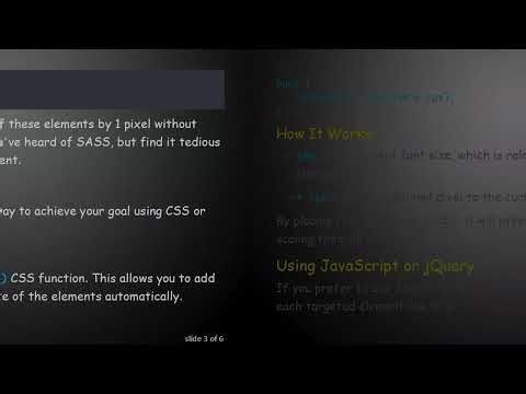 How to Easily Scale Text by 1 Pixel Using CSS and JavaScript