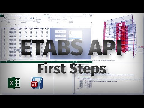ETABS - First steps using the API