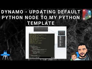 Dynamo | Updating Default Python Node to My Python Template | Python Template
