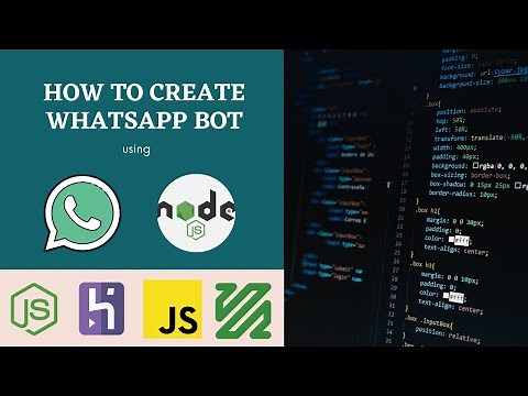 How to make Whatsapp Bot using nodejs || Image To Sticker Bot Project