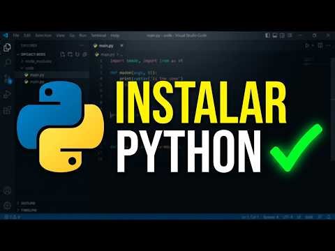 Cómo instalar Python en Visual Studio Code 2026 paso a paso