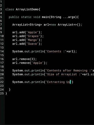 ArrayList in Java