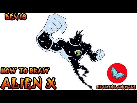 How To Draw Alien X From Ben 10 | Drawing Animals