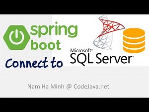 Spring Boot Connect to Microsoft SQL Server Example