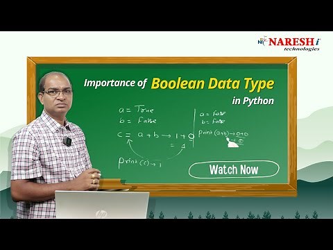 Boolean Data Type in Python | NareshIT