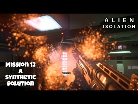 Alien Isolation - Walkthrough with 5 aliens on nightmare - mission 12 A Synthetic Solution