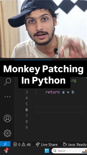 Akshat & Sanskaar • AI Researchers! on Instagram: "Monkey Patching in Python . . . . #python #programming #college #programmer #coding"