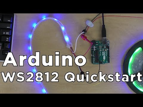 How to use WS2812B RGB LEDs with Arduino