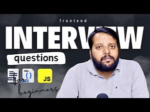 Top Interview Questions for Frontend Developers! HTML, CSS, JavaScript 🌟