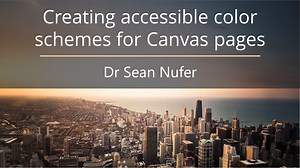 Creating accessible color schemes for Canvas pages — How to Canvas