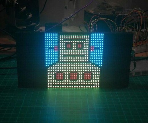 RGB LED Matrix With an ESP8266