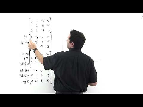 Matrix Row Operations