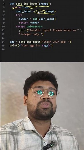 Safely Convert Input to Integer in Python Without Errors | Python Input Handling Tips