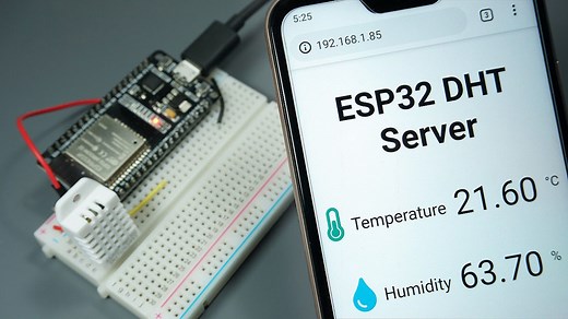 ESP32 DHT11/DHT22 Web Server using Arduino IDE | Random Nerd Tutorials