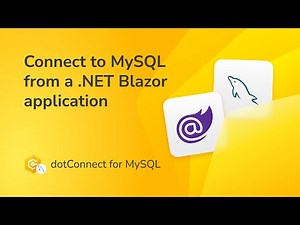 Connect .NET Blazor to MySQL