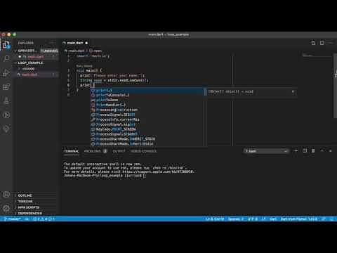 Dart Basics - Reading input from the console