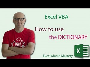 Excel VBA Dictionary: How to use the Dictionary (1/4)
