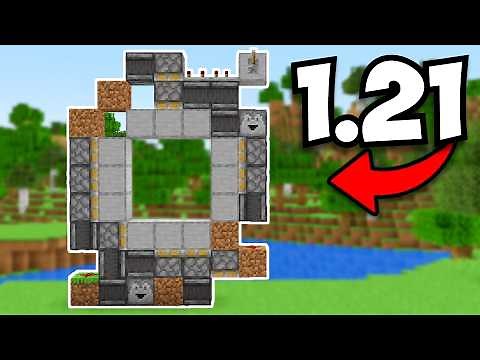 Minecraft 3x3 Piston Door | 1.21 Tutorial