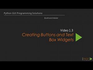Python GUI Programming Solutions