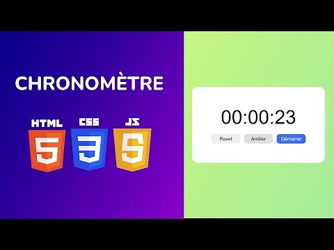 CHRONOMETRE JAVASCRIPT