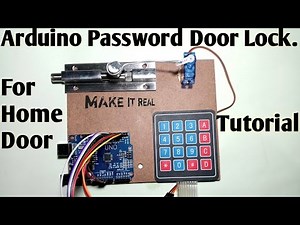 Password Door Lock Project With Arduino Uno.MR REAL MAKER...