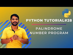 Python Program to Check a Number is Palindrome or Not - In Hindi