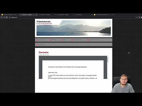 Tutorial: PDF-Datei in HTML-Quelltext einer Webseite einbinden