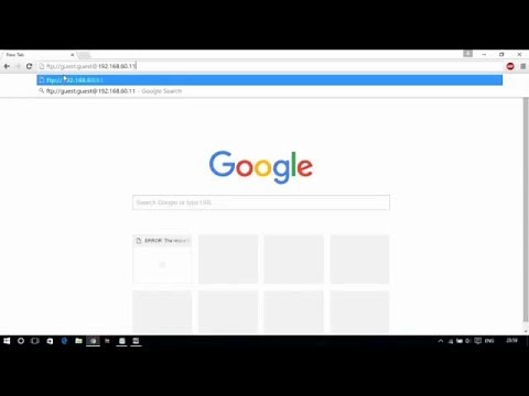 How to Access FTP Server | Using Google Chrome