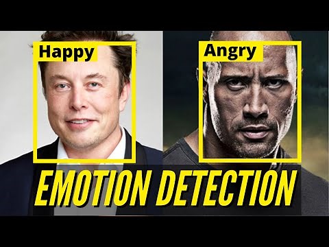 Emotion Detection -Python Project using Machine Learning & OpenCV - with code (Face Expressions)