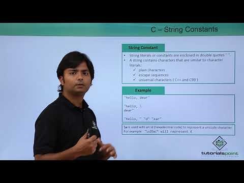 C - String Constants