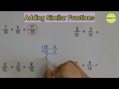 How to Add Similar Fractions