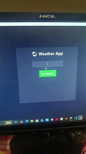 weather app with python