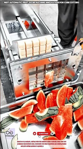 Best Automatic Fruit Dicer Machine Innovation for Cube Cutting