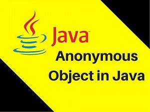 8.15 Anonymous Object in Java