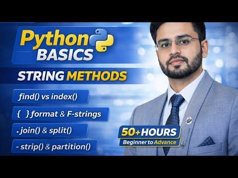 Python Complete Tutorial for Data Analyst 2026 | Day 4 | Python Complete String Methods Practical