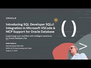 Developer Coaching - Introducing SQL Developer Integration in VSCode