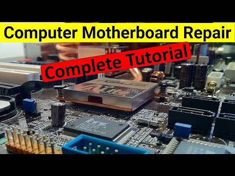 Computer Motherboard Repair, Complete Tutorial For Beginners - CPU, GMCH, ICH, RAM, BIOS, CIRCUITS