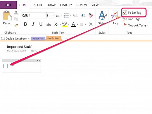How to Create a To-Do List With Due Dates in Office OneNote | Techwalla