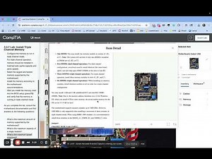 CompTIA 3.3.7 Lab Install Triple Channel Memory