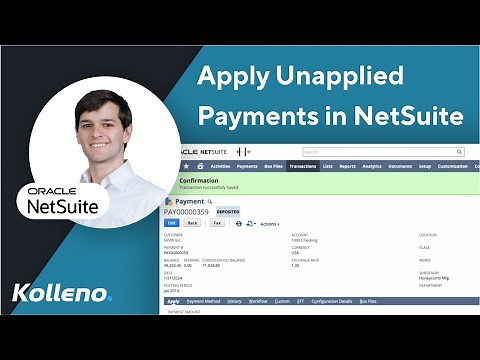 NetSuite Tutorial | How To Apply Unapplied Payments in NetSuite