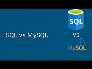 SQL vs MySQL | Difference between SQL vs MYSQL