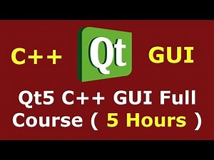 Qt5 C++ GUI Development Full Course For Beginners | C++ GUI