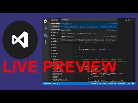 Live Preview in Vs Code | 100% working