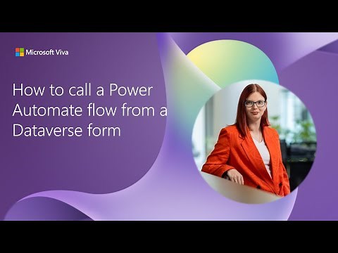 How to call a Power Automate flow from a Dataverse form